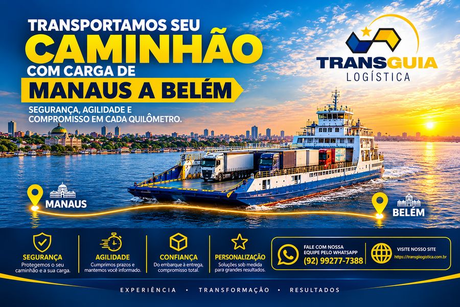 Transporte de Caminhão de Manaus a Belém
