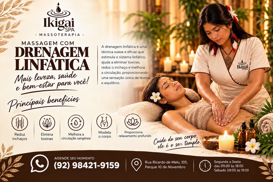 Massagem com Drenagem Linfática em Manaus
